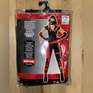 Adult Dragon Fighter Ninja Halloween costume